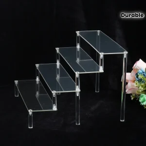 3-Tier Clear Acrylic Display Stand Jewelry Organizer
