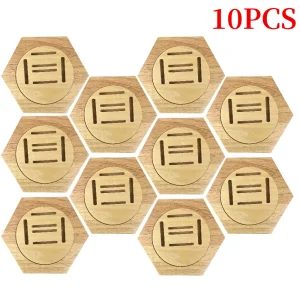 1-10Pcs Medal Display Stand Wooden Medal Hanger