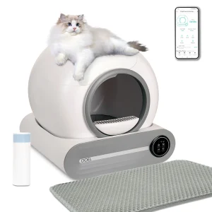 DOEL 65L Smart Self-Cleaning Cat Litter Box with App Control